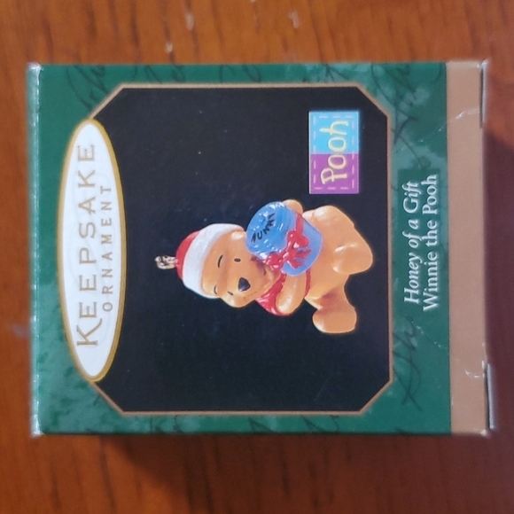 Hallmark Other - HALLMARK Keepsake Minature "Honey of a Gift Winnie the Pooh" Ornament.